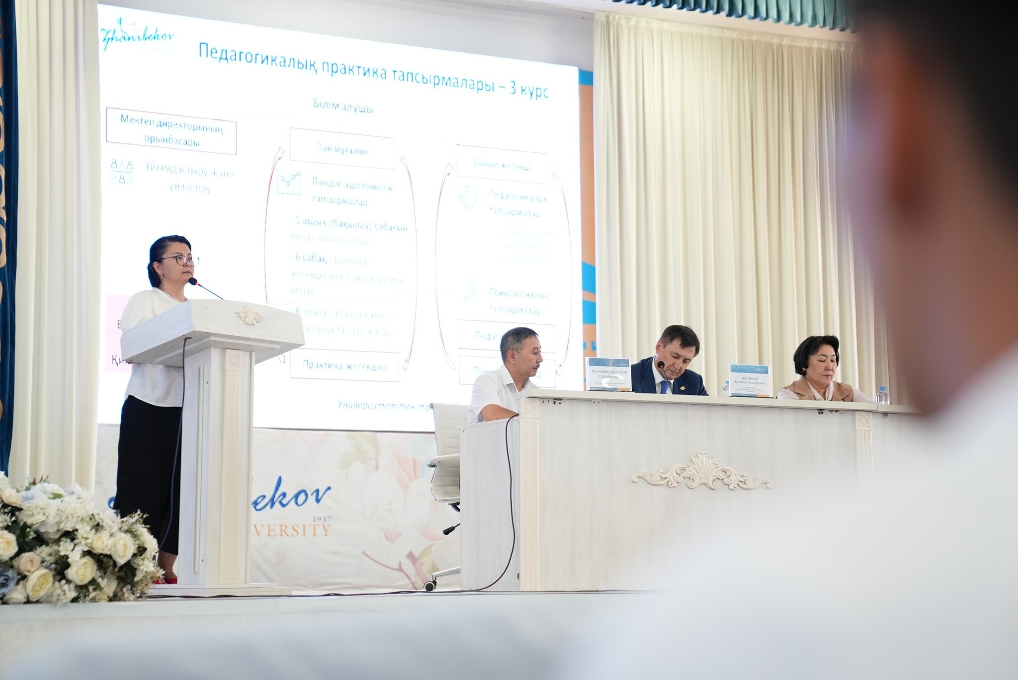 80-ГЕ ЖУЫҚ МЕКТЕПТЕ СТУДЕНТТЕР ТӘЖІРИБЕДЕН ӨТЕДІ