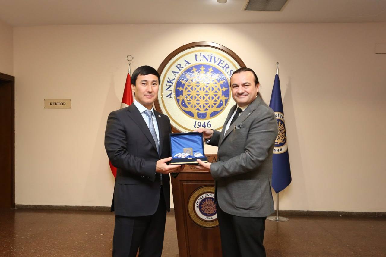 ZHANIBEKOV UNIVERSITY РЕСМИ ӨКІЛДЕРІ  АНКАРА УНИВЕРСИТЕТІНЕ КЕЛДІ