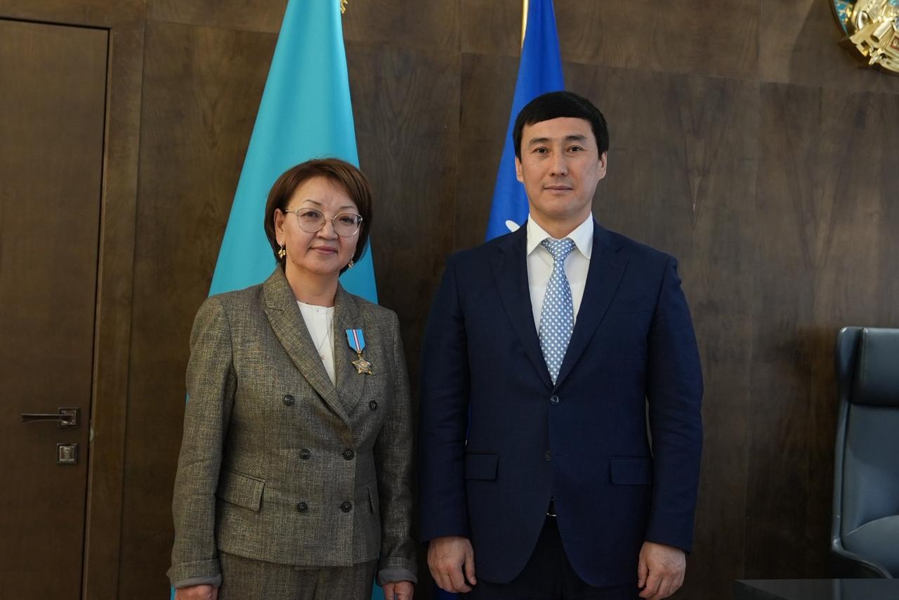 «ҚҰРМЕТ» ОРДЕНІМЕН МАРАПАТТАЛУЫМЕН ҚҰТТЫҚТАДЫ